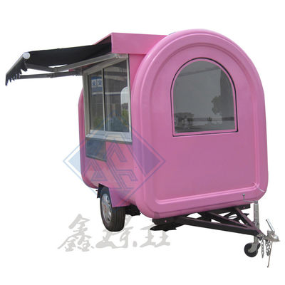 Camion mobile à roues rondes à un ou deux essieux pour la restauration de rue en extérieur