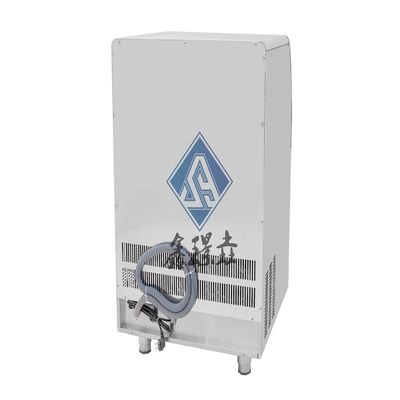 220P 100 kg/jour Fabricant de glaçons à refroidissement par eau pour la production de glace dans des environnements commerciaux