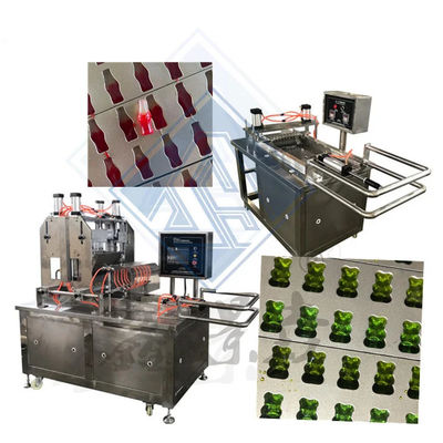 Fabriqué à haute production 50 kg/h machine automatique de fabrication de bonbons pour ours en caoutchouc