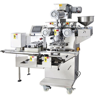 Machine à incrustation à trois noyaux et à formage de crêpes de grande capacité pour la production de boulettes