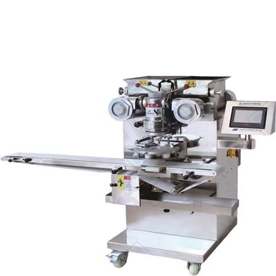 Machine à incrustation à trois noyaux et à formage de crêpes de grande capacité pour la production de boulettes