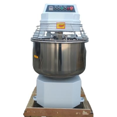 Économie d'énergie 50 kg mélangeur de pâte en acier inoxydable en spirale pour le pétrissage professionnel de la pâte