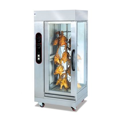 Appareil de cuisine de style avancé à gaz indépendant deux lampes complètes Rotisserie pour moutons et porcs