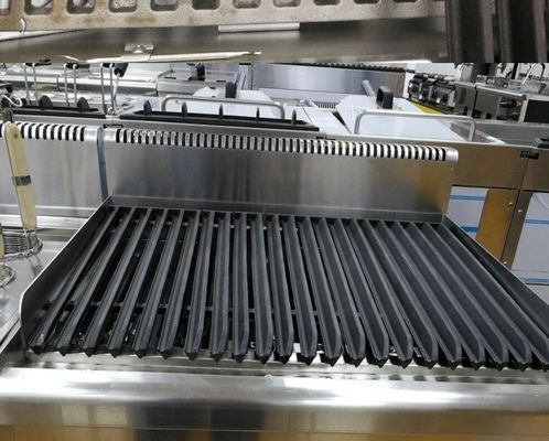 Grill électrique en acier inoxydable pour barbecue sur table 400*650*480MM