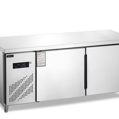 50-300L Capacité en acier inoxydable 4 tiroirs congélateur Armoire de travail Table de travail Compteur haut 110V