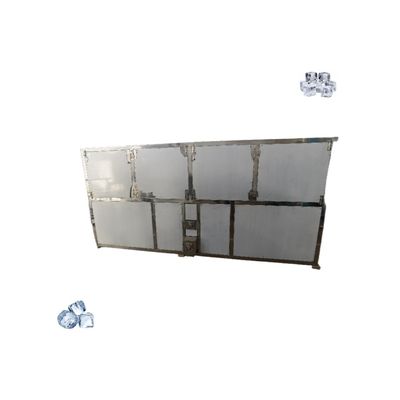 Accueil 10 tonnes de refroidissement par eau Cube machine à glace Fabricant de glace avec une capacité de stockage de 1000 kg de glace