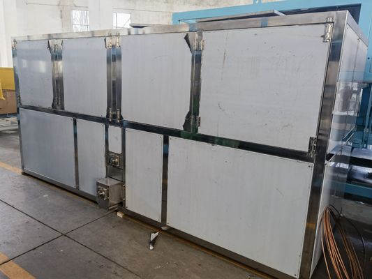 Accueil 10 tonnes de refroidissement par eau Cube machine à glace Fabricant de glace avec une capacité de stockage de 1000 kg de glace