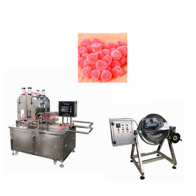 50 kg/h Machine automatique de fabrication de bonbons durs et mous pour une production élevée d'ours en caoutchouc