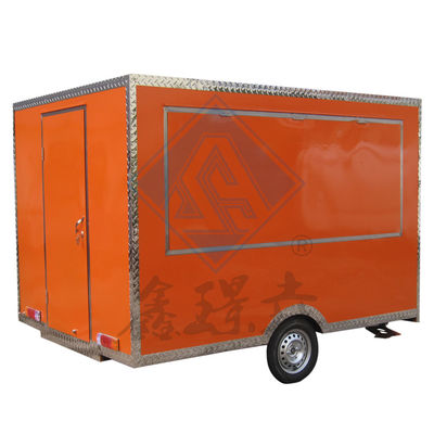 Industrial Square 250CM camion alimentaire mobile à essieux simples ou doubles et à conception agréable