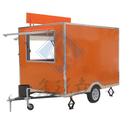 Industrial Square 250CM camion alimentaire mobile à essieux simples ou doubles et à conception agréable