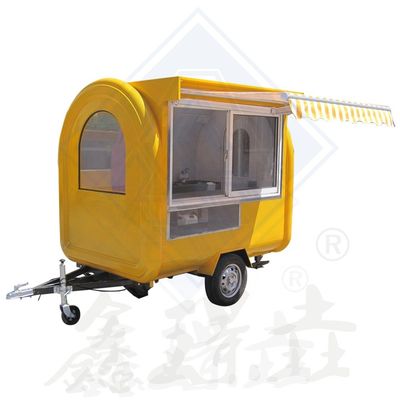 Vente de rue en plein air 300CM Double-Axe Food Truck mobile avec un design personnalisé