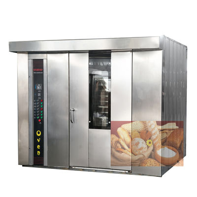 Fabriqué bon four rotatif à gaz diesel électrique pour cuire 68 plateaux de biscuits gâteaux et pain