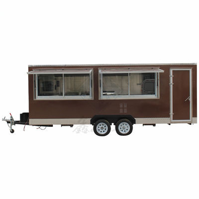 Vente de collations fonction 580CM Single/Double Axles Mobile Hot Dog Café Food Truck