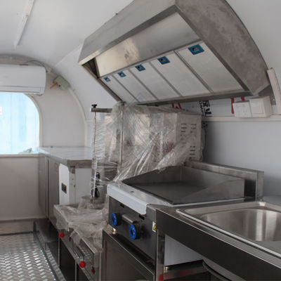 Camion de restauration mobile avec 220V et capacité de charge de 1000 kg