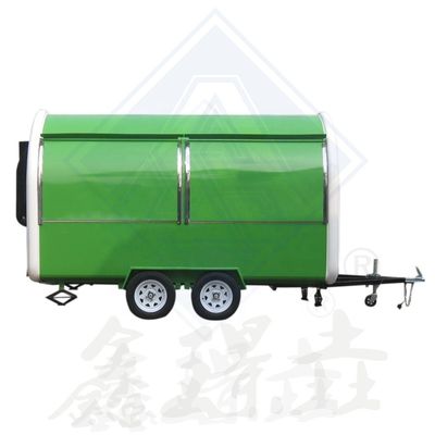 Modèle rond industriel sur mesure Hot Dog Café Food Truck mobile longue durée de vie