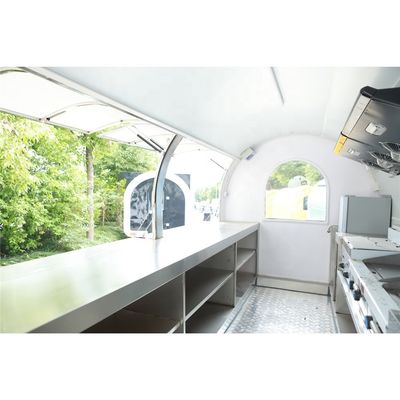 Modèle rond industriel sur mesure Hot Dog Café Food Truck mobile longue durée de vie