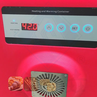 Boîte isolée à moulage rotatif électrique de 90L pour le chauffage et la cuisson sans plaques