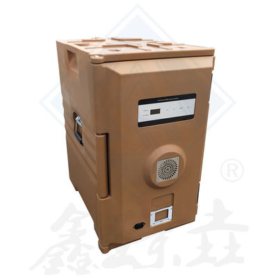 Boîte isolée à moulage rotatif de 120L avec chauffage et chauffe-manger en acier inoxydable PE