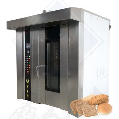 16/32/64 Plateaux Capacité électrique biscuit gâteau et pain four rotatif automatique avec bon