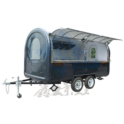 Matériau de base Noix mobile Hot Dog Café Food Truck avec équipement de cuisson personnalisé