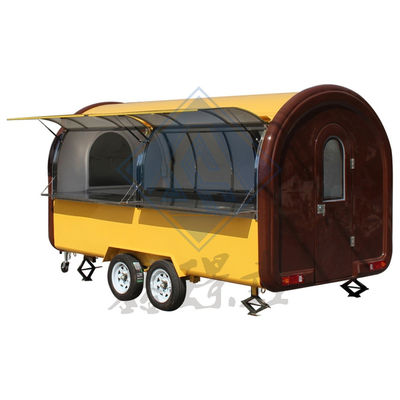 5M double axe beau design personnalisé Food Snack Truck Ronde modèle mobile industriel