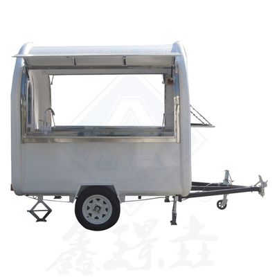 Camion de nourriture mobile à double axe pour hot-dog