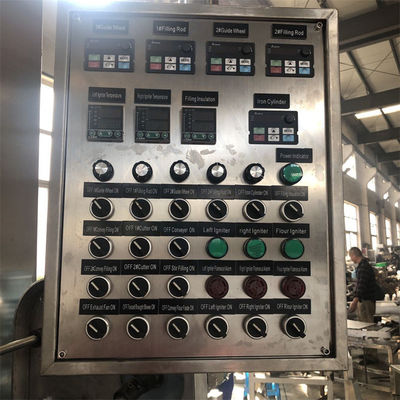 45kw Consommation d'électricité Wafer Biscuit Snack Faire des machines entièrement automatique 50kg/h