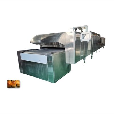 380V à gaz pain grillé biscuits automatique cupcake four électrique tunnel 7/8/10m