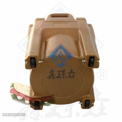 Boîte de transport d'aliments isolée pour la livraison d'aliments de couleur personnalisée et chauffage