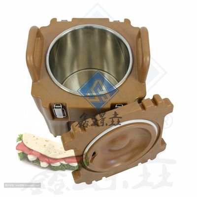 Boîte de transport d'aliments isolée pour la livraison d'aliments de couleur personnalisée et chauffage