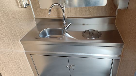 Appareil de toilette en acier portable à 2 étages pour les toilettes commerciales et mobiles