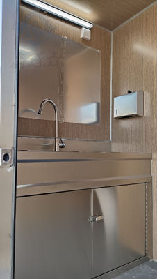 Appareil de toilette mobile portable de couleur personnalisée pour l'extérieur