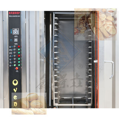 Pâtisserie automatique four rotatif à gaz électrique Diesel 64 plateau fabriqué pour le restaurant
