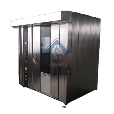 Le four rotatif à gaz de boulangerie rotatif 32 plateaux pour machines de boulangerie fonction 100 kg/h