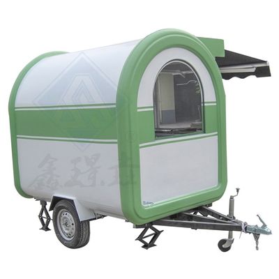 250*160*210cm Taille personnalisée rue mobile cuisine mobile glace fast food voiture