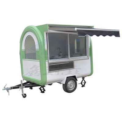 250*160*210cm Taille personnalisée rue mobile cuisine mobile glace fast food voiture