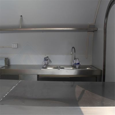 250*160*210cm Taille personnalisée rue mobile cuisine mobile glace fast food voiture