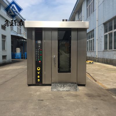 Résonable industriel rotatif 16 plateaux Diesel four rotatif pour la boulangerie pain cuire
