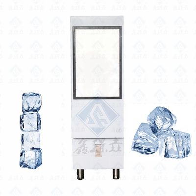 Machine de fabrication de glace à cube commerciale à haute puissance et capacité de stockage de glace de 900 kg