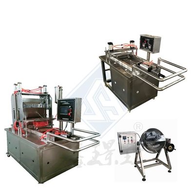Machine automatique de fabrication de bonbons à la gelée industrielle pour la production de bonbons durs et mous