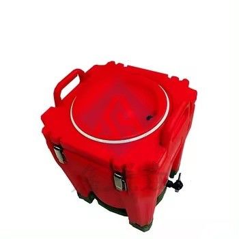 Récipient isolé de 20 litres pour la restauration 39 cm x 39 cm x 44,5 cm sans plateaux alimentaires