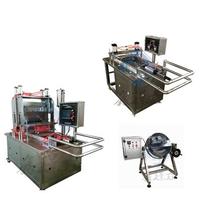 Machine électrique à gommes industrielle de 20 à 50 kg/h pour la production de bonbons durs et à la gelée