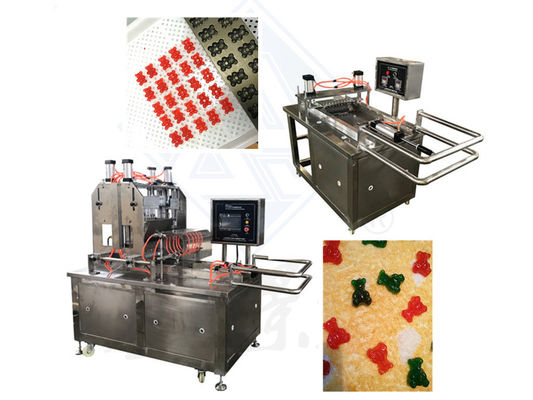 1.5KW Chocolate Toffee Lollipop Gummy Bear Machine pour la fabrication de bonbons industriels à 50 kg/h