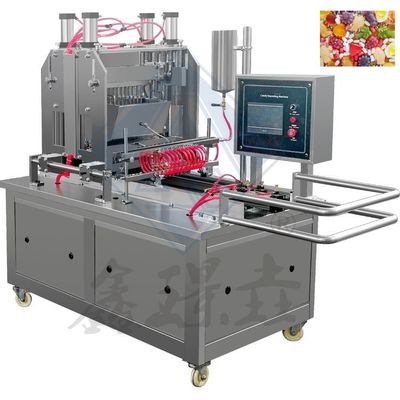 500 kg machine à bonbons en caoutchouc déposant des bonbons durs avec une productivité élevée