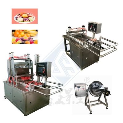500 kg machine à bonbons en caoutchouc déposant des bonbons durs avec une productivité élevée