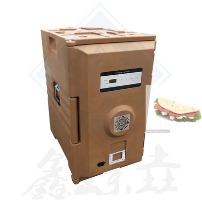 Boîte à repas isolée pour restaurant avec fonction de chauffage des aliments et couche intérieure en acier inoxydable