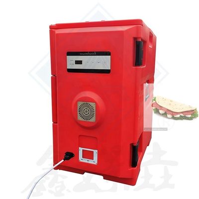 Boîte à repas isolée pour restaurant avec fonction de chauffage des aliments et couche intérieure en acier inoxydable