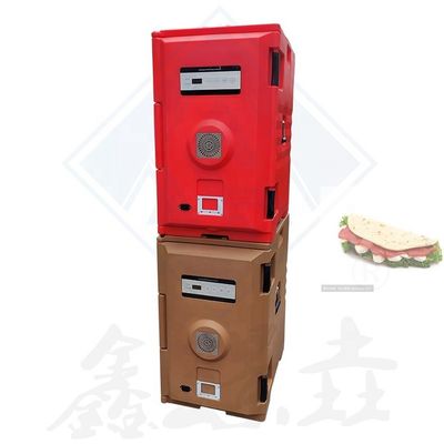 Boîte à repas isolée pour restaurant avec fonction de chauffage des aliments et couche intérieure en acier inoxydable