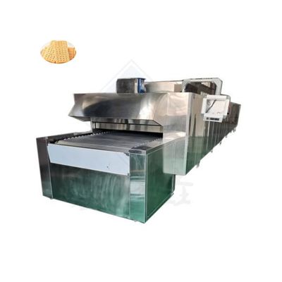 Faire cuire 500 kg/h Des biscuits crispés et durs Des gâteaux automatiques Un four électrique 7m