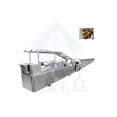 Cuisinier à plat Grand biscuit biscuits croustillants Cuisinier automatique à tunnel électrique